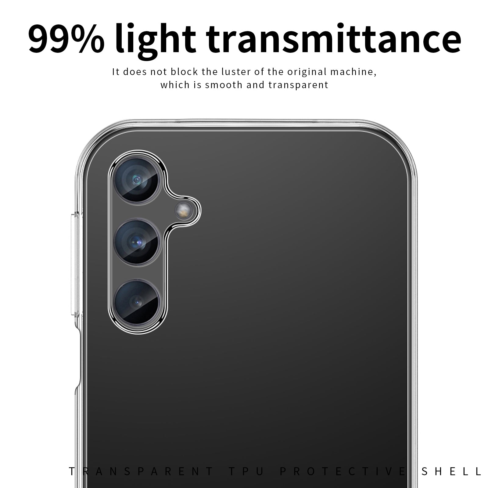 MOFI TPU pouzdro na telefon pro Samsung Galaxy F34 5G / M34 5G, průhledný kryt na telefon odolný proti poškrábání MOFI TPU pouzdro na telefon pro Samsung Galaxy F34 5G / M34 5G, průhledný kryt na telefon odolný proti poškrábání